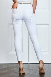 Sosandar White Tall Perfect Skinny Jeans - Image 4 of 5