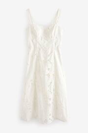 White Floral Lace Dress - Image 6 of 7