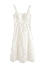 White Floral Lace Dress - Image 7 of 7