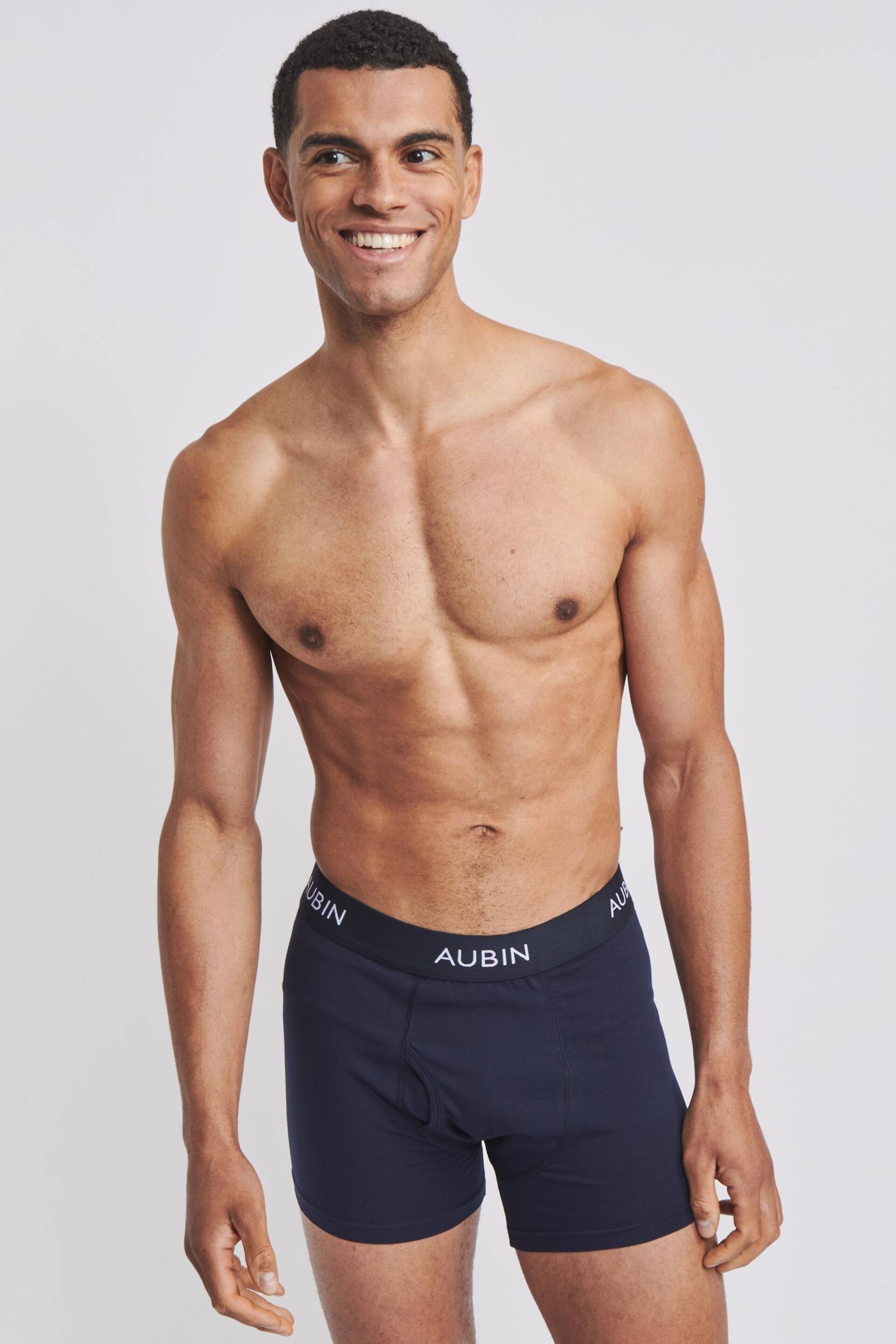 Aubin Hellston Boxer Shorts 3 Pack - Image 4 of 6