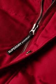 Superdry Red Hooded Everest Puffer Gilet - Image 4 of 5