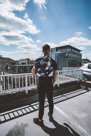 Hype. Black Splatter Backpack - Image 3 of 8