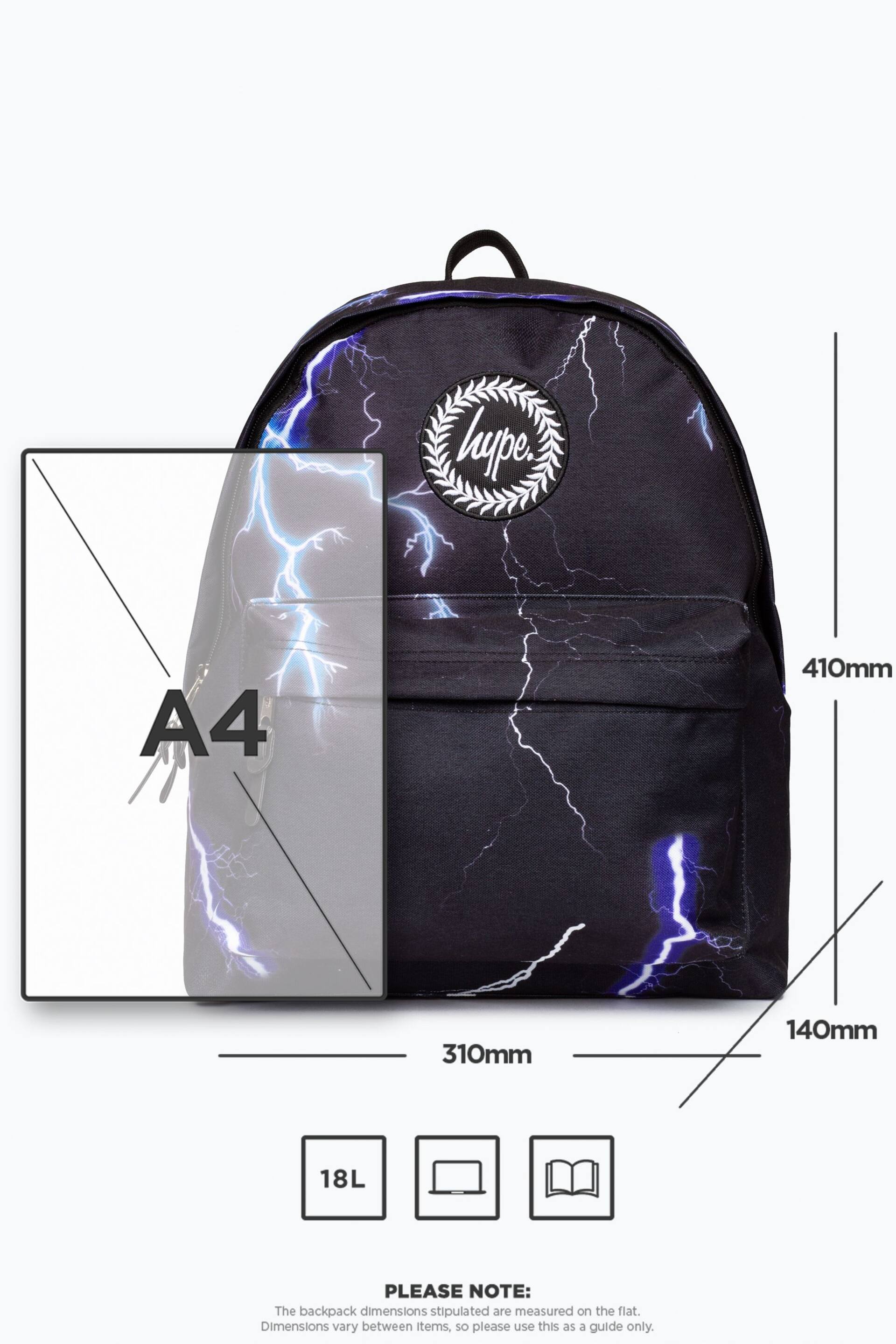 Hype. Lightning Black Backpack - Image 5 of 10