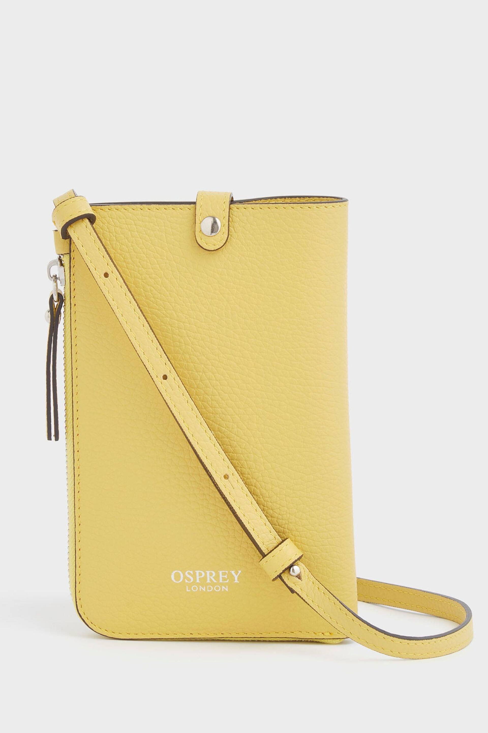 Osprey London The Electra Italian Leather Lanyard Phone Bag - Image 2 of 5