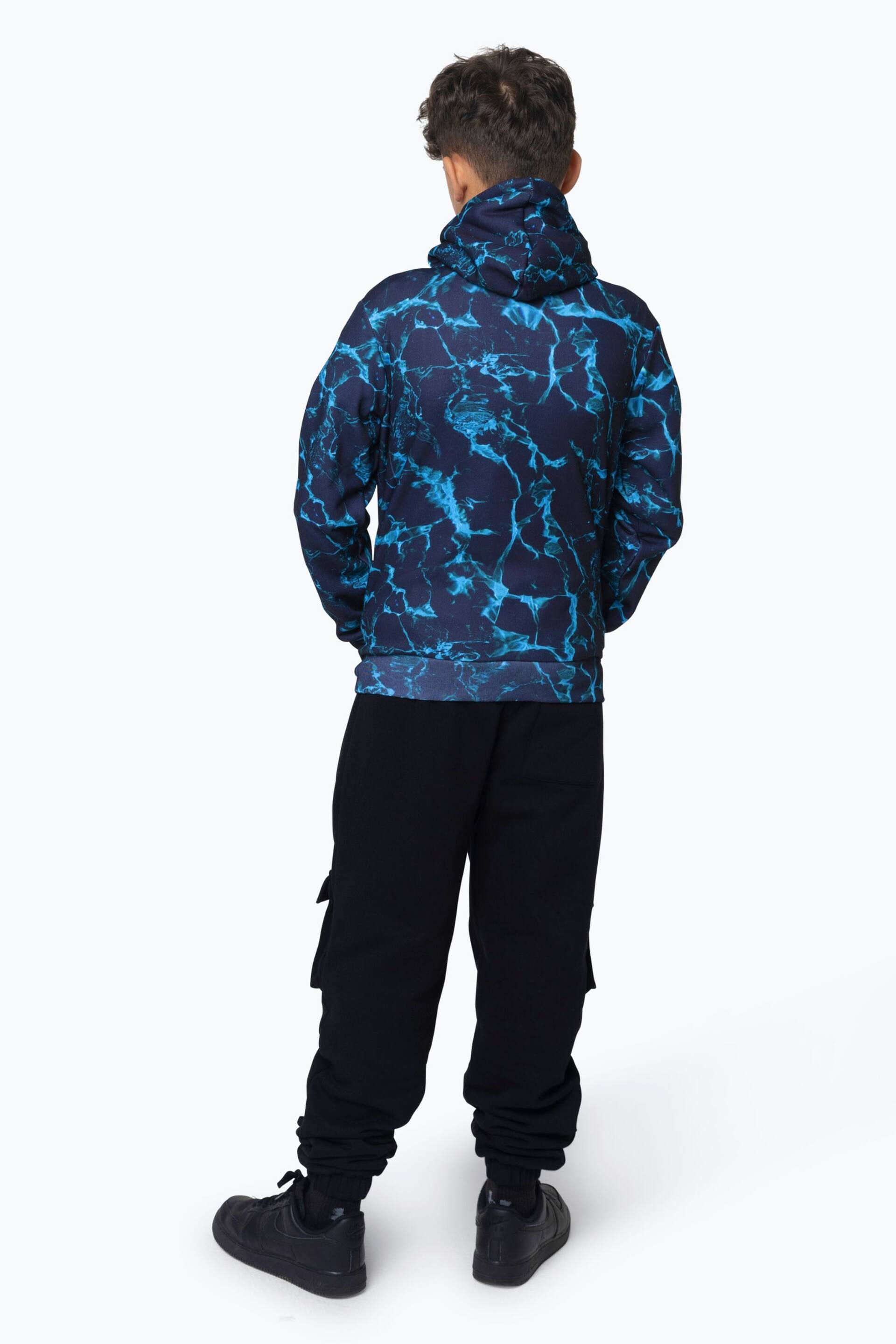 Hype. Blue Boys Multi X-ray Pool Hoodie - Image 2 of 7