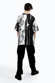 Hype. Boys Black Multi Paint Run T-Shirt - Image 4 of 8