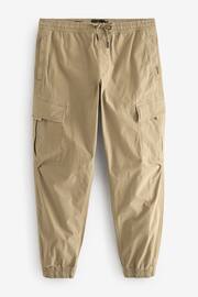 Light Tan Regular Tapered Stretch Utility Cargo Trousers - Image 8 of 11