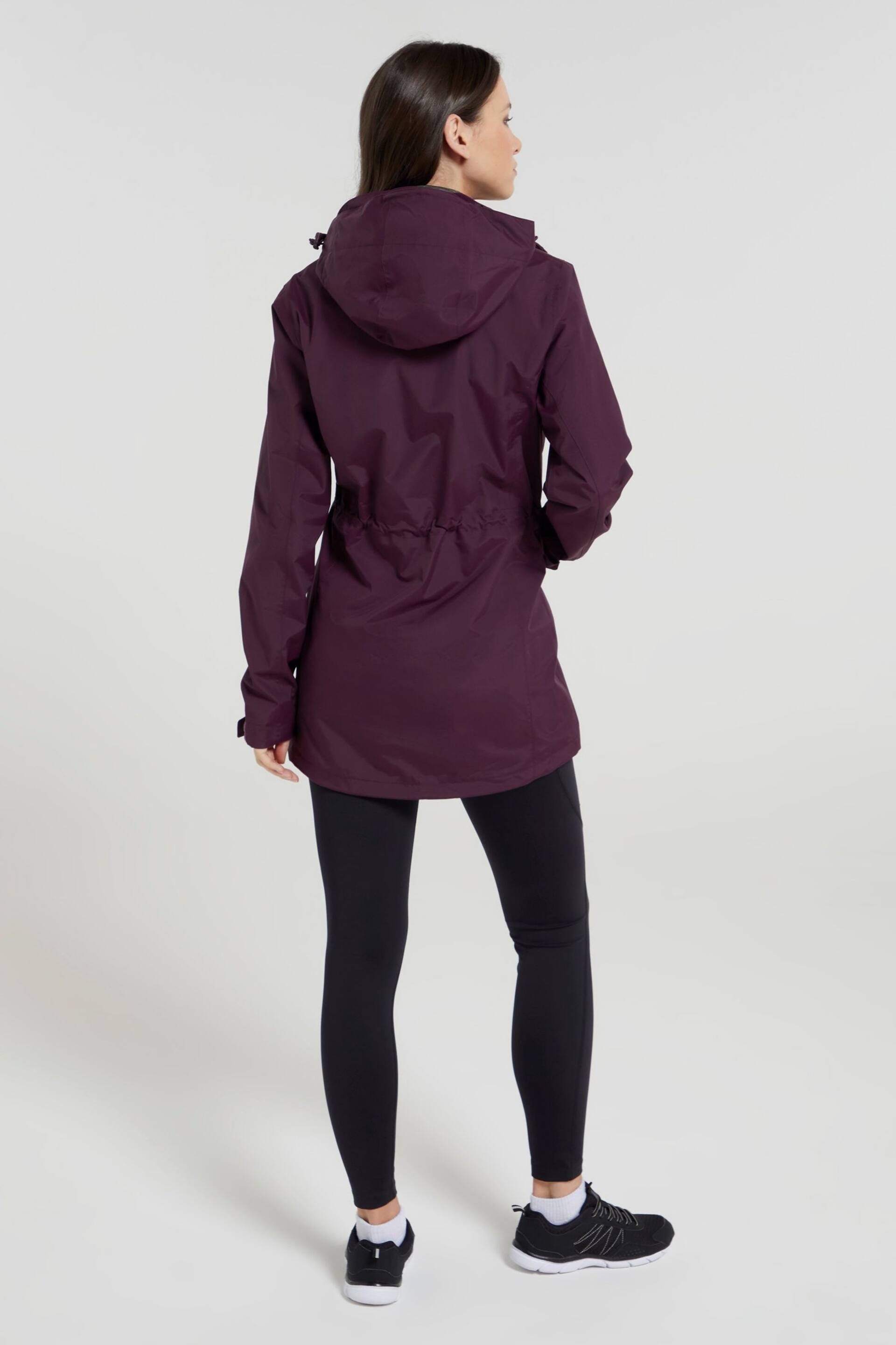 Mountain Warehouse Purple Womens Glacial Extreme Waterproof Jacket - Image 2 of 4