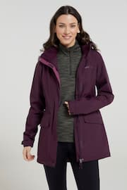 Mountain Warehouse Purple Womens Glacial Extreme Waterproof Jacket - Image 3 of 4