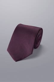 Charles Tyrwhitt Purple Silk Stain Resistant Tie - Image 1 of 2