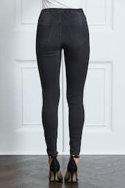 Sosandar Grey Soft Touch Jeggings - Image 3 of 4