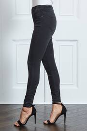 Sosandar Grey Soft Touch Jeggings - Image 4 of 4