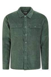 Mountain Warehouse Green Mens Farrow Cord Long Sleeve Shirt - Image 2 of 5
