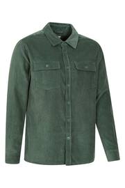 Mountain Warehouse Green Mens Farrow Cord Long Sleeve Shirt - Image 3 of 5