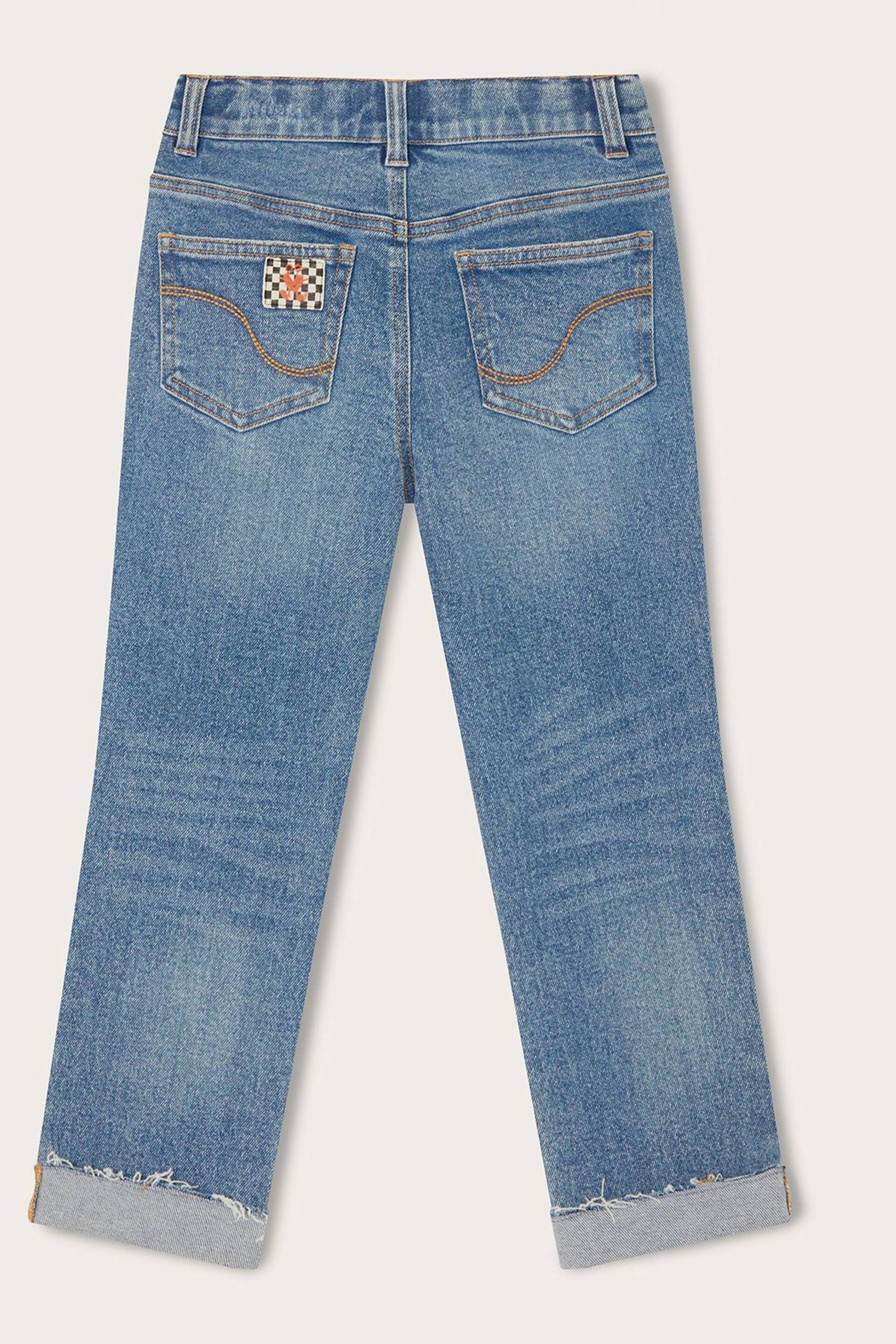 Monsoon Blue Pull-On Denim Jeans - Image 2 of 3