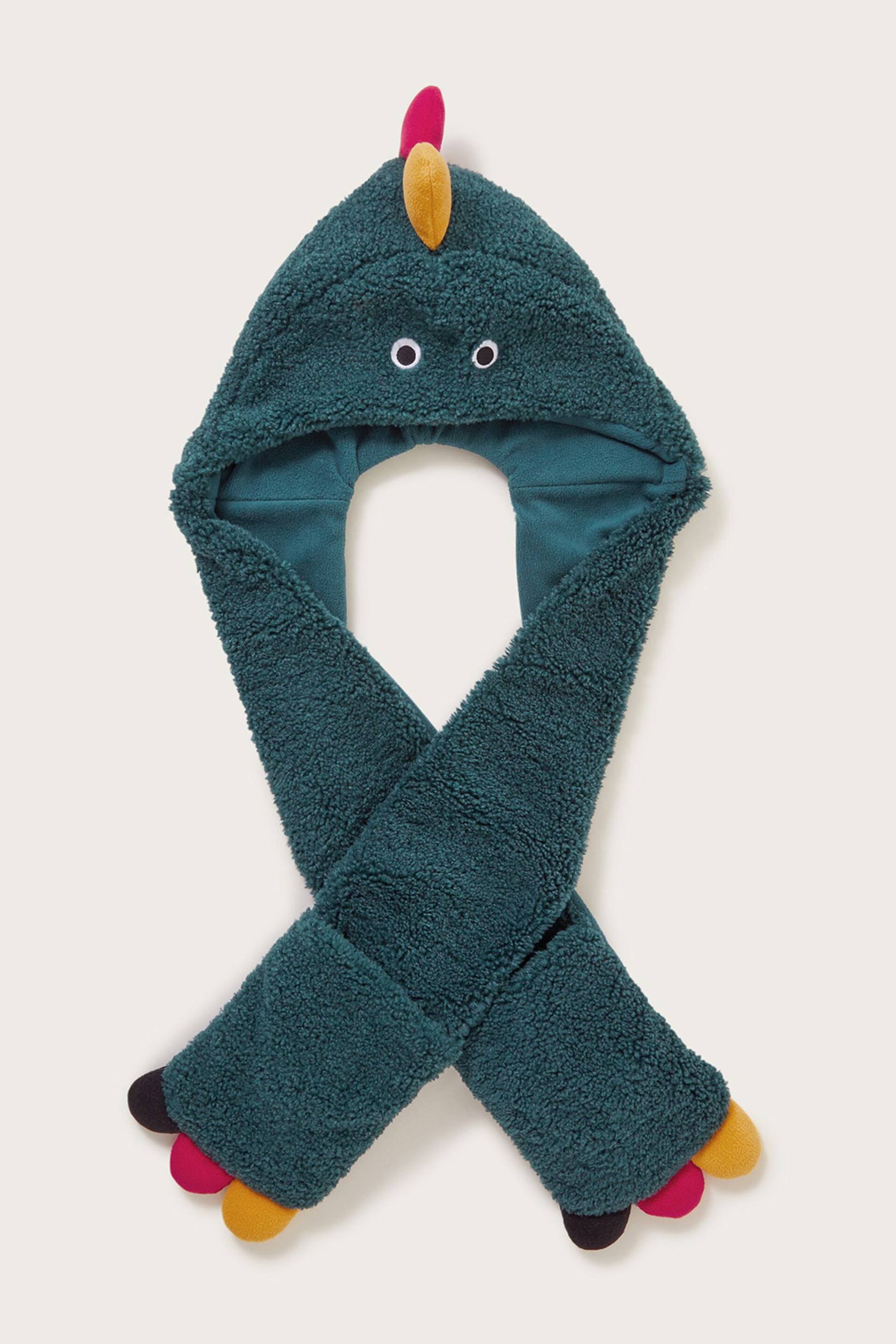 Monsoon Green Dino All-In-One Scarf - Image 1 of 2