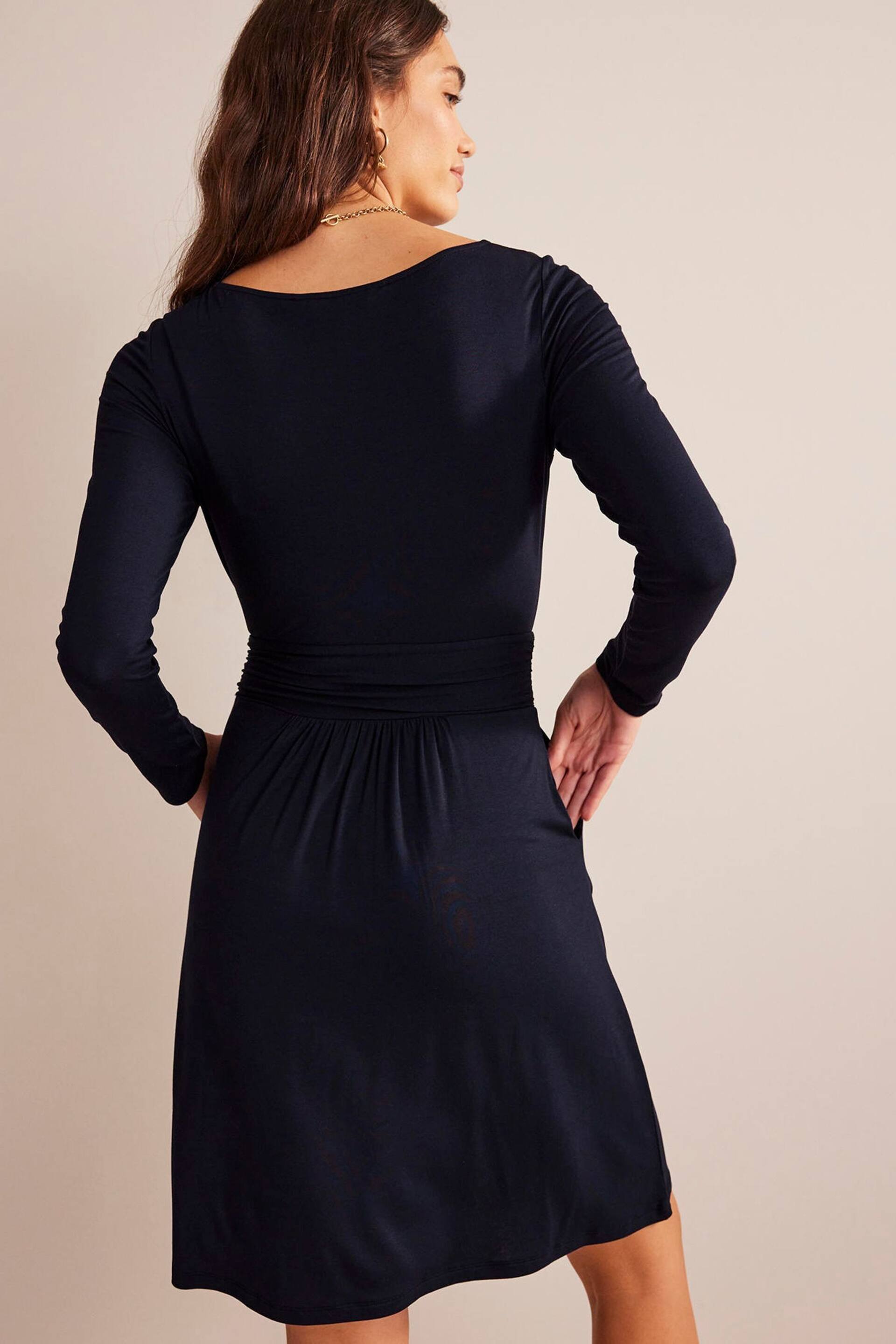 Boden Navy Blue Abigail Jersey Dress - Image 2 of 5