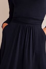Boden Navy Blue Abigail Jersey Dress - Image 4 of 5