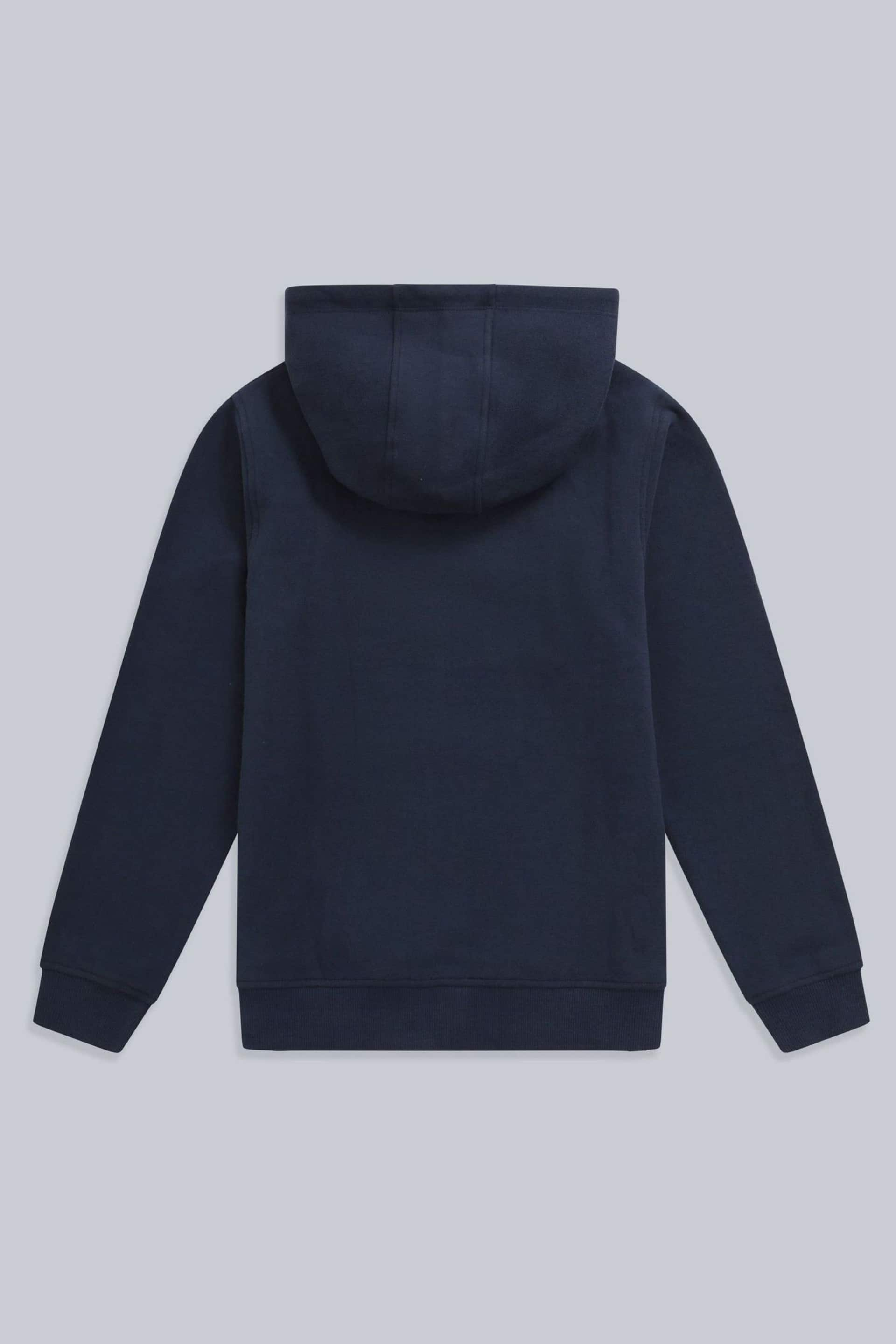 Animal Kids Blue Rinsey Organic Logo Hoodie - Image 3 of 5