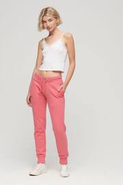 Superdry off pink Essential Logo Joggers - Image 2 of 6