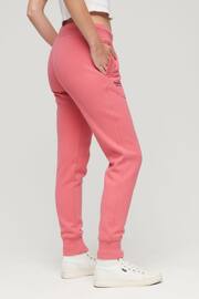 Superdry off pink Essential Logo Joggers - Image 3 of 6