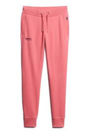 Superdry off pink Essential Logo Joggers - Image 4 of 6