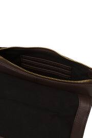 Pure Luxuries London Jazmine Nappa Leather Grab Clutch Bag - Image 5 of 7