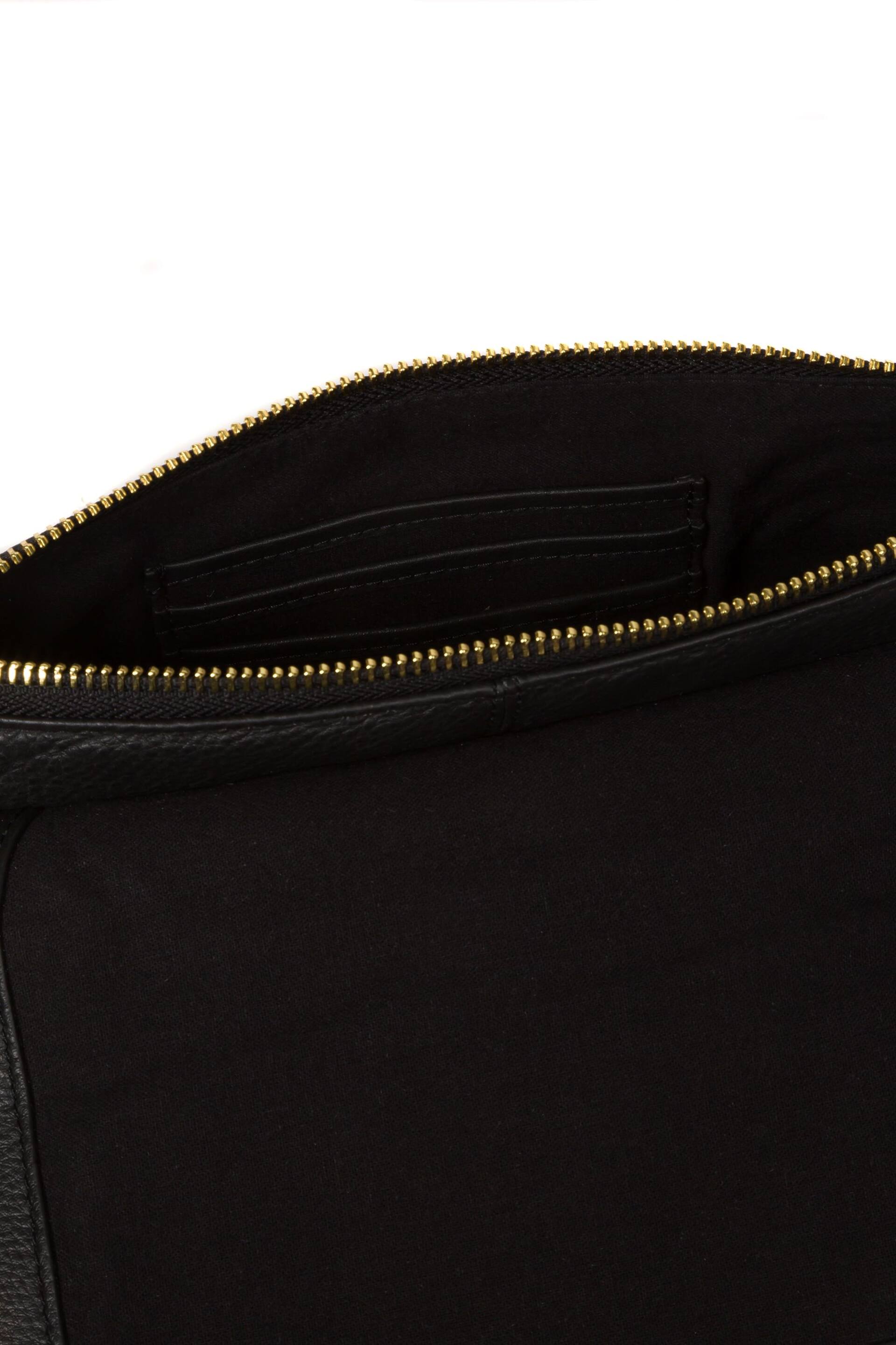 Pure Luxuries London Jazmine Nappa Leather Grab Clutch Bag - Image 6 of 8