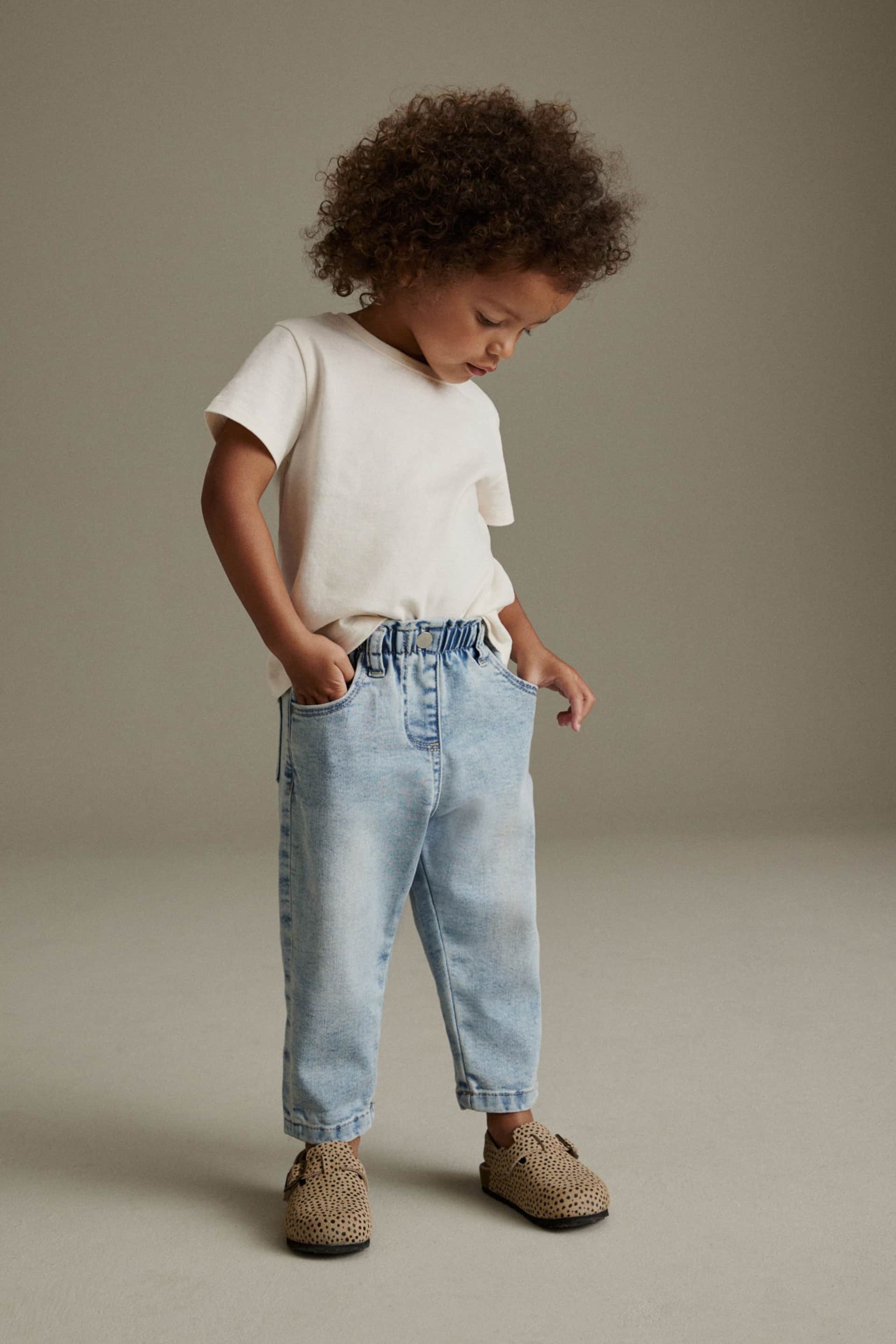 Denim Lightwash Mom Jeans (3mths-7yrs) - Image 3 of 9