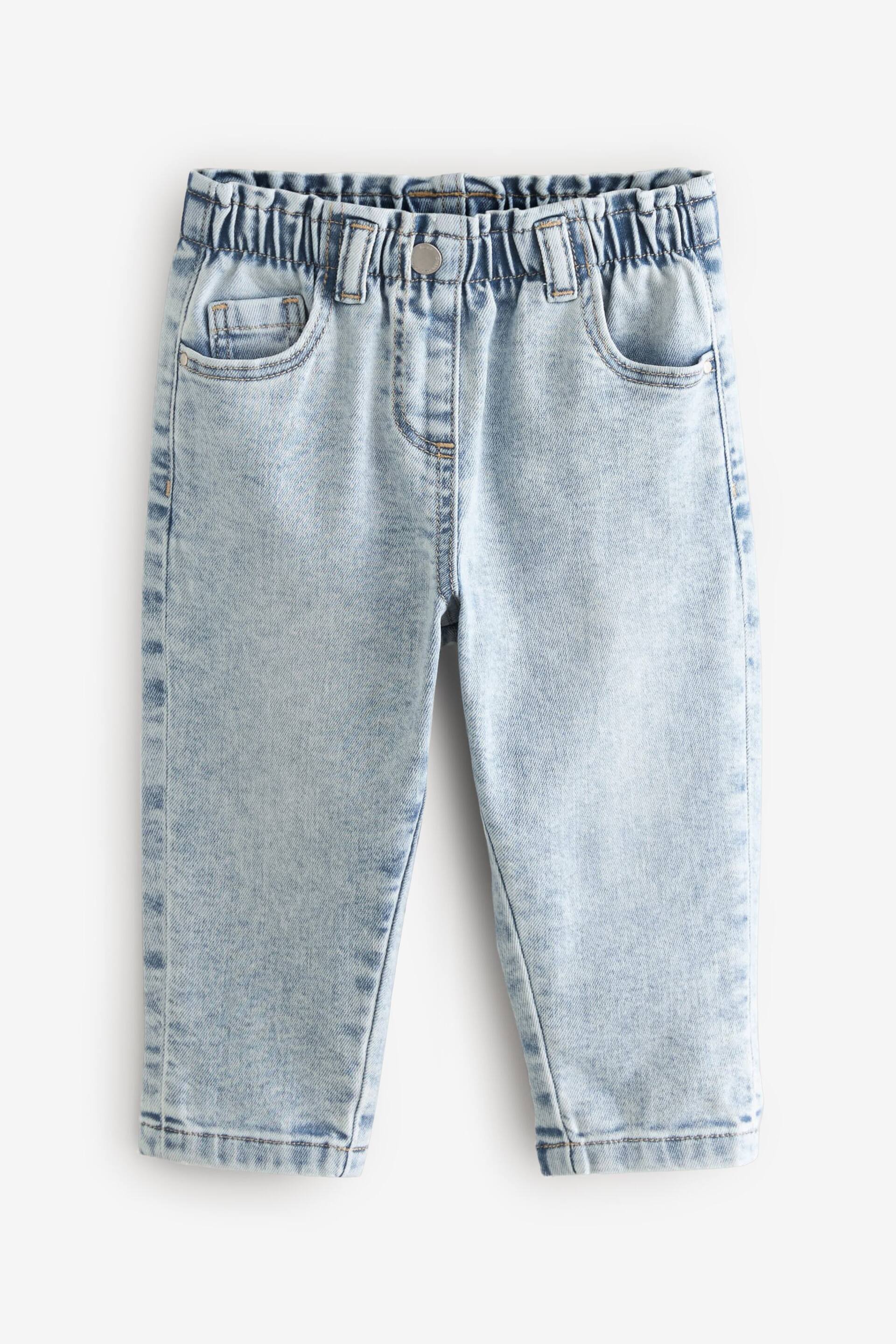 Denim Lightwash Mom Jeans (3mths-7yrs) - Image 7 of 9
