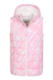 Mountain Warehouse Pink Kids Jewel Water Resistant Hooded Gilet - Image 5 of 5