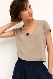 Mole Premium Modal Rich Short Sleeve Scoop Neck T-Shirt - Image 1 of 6