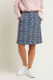 Brakeburn Blue Folk Floral Cord Skirt - Image 3 of 4