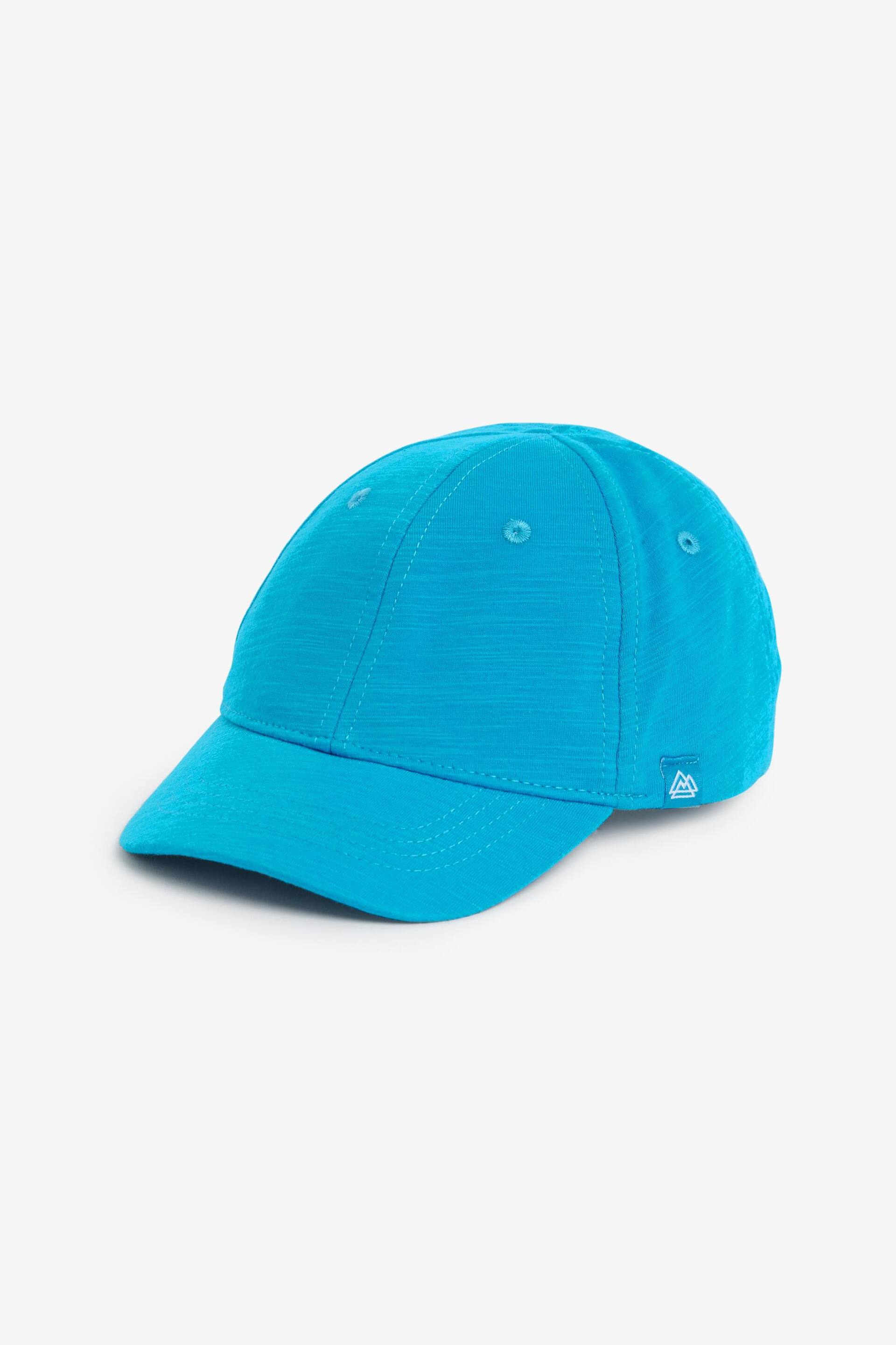 Turquoise Blue Jersey Baseball Cap (3mths-10yrs) - Image 1 of 2