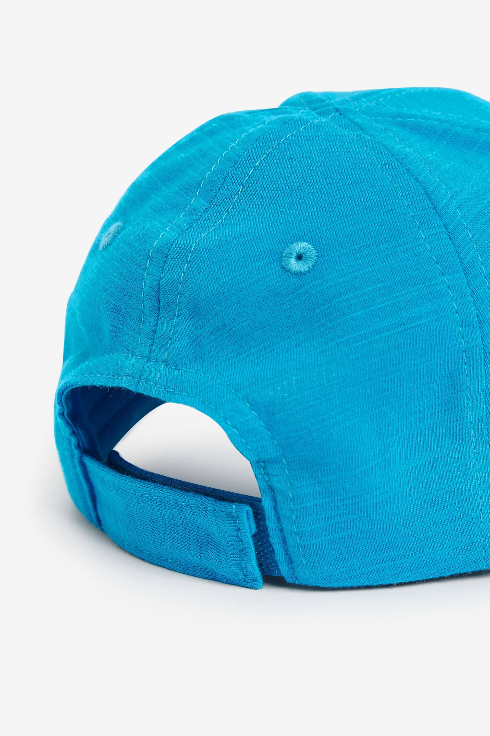 Turquoise Blue Jersey Baseball Cap (3mths-10yrs) - Image 2 of 2