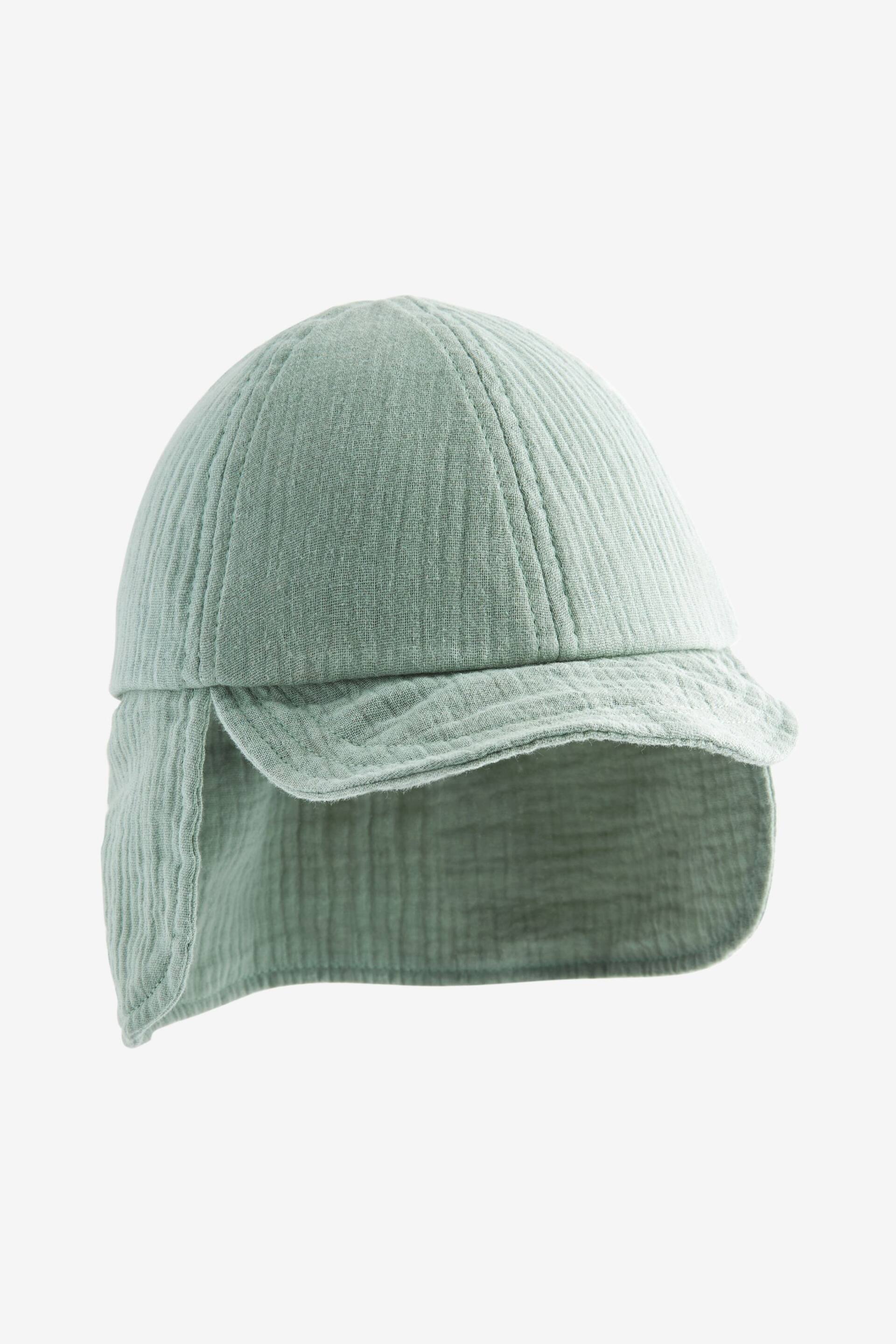 Sage Green Legionnaire Hat (3mths-10yrs) - Image 1 of 2