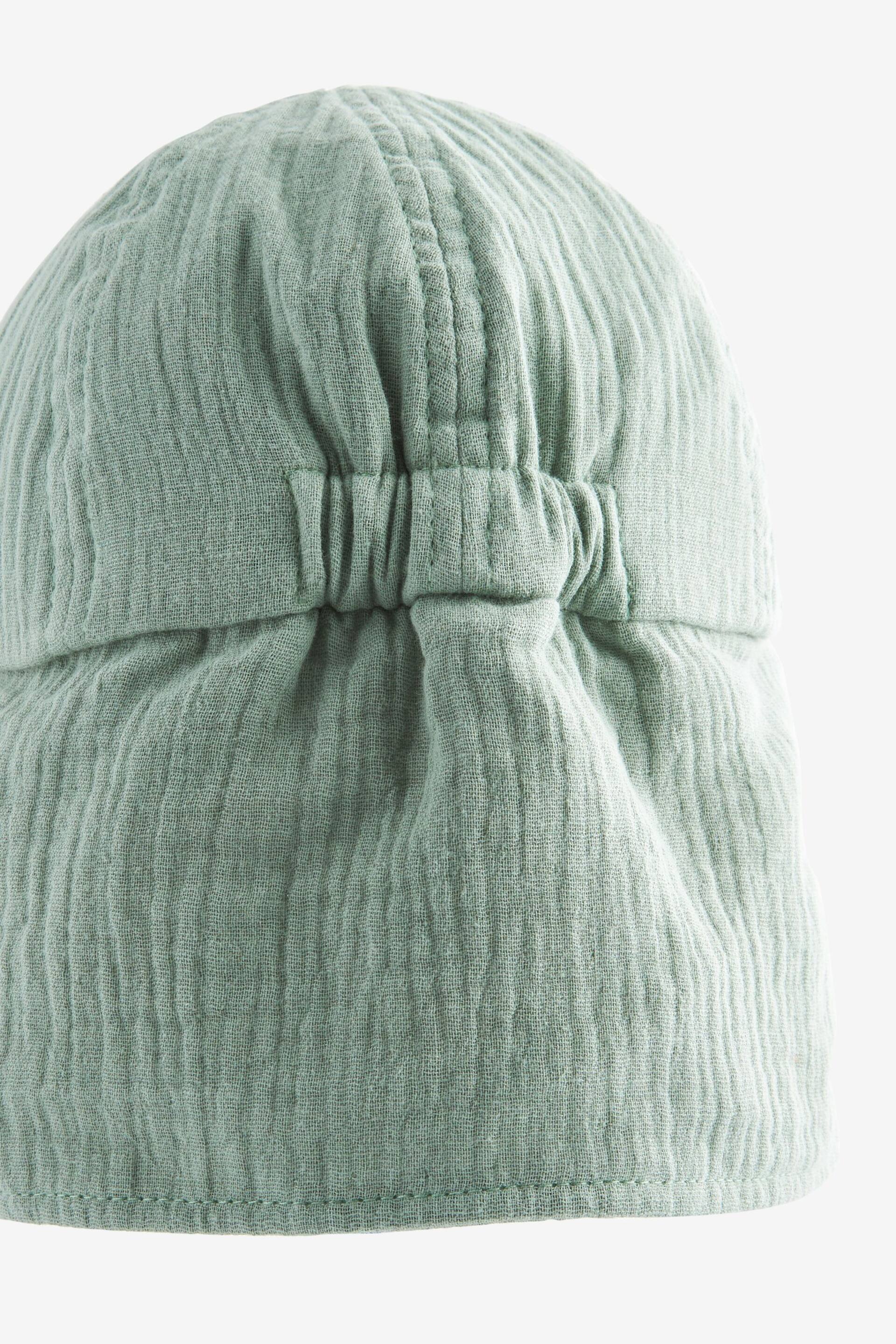 Sage Green Legionnaire Hat (3mths-10yrs) - Image 2 of 2