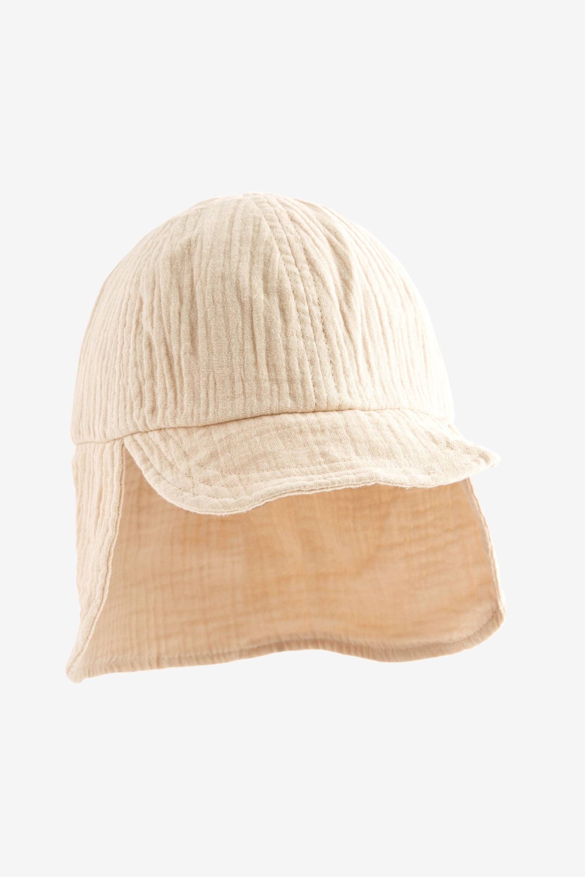 Cream Legionnaire Hat (3mths-10yrs) - Image 1 of 2