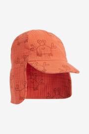 Orange Crab Print Legionnaire Hat (3mths-10yrs) - Image 3 of 4