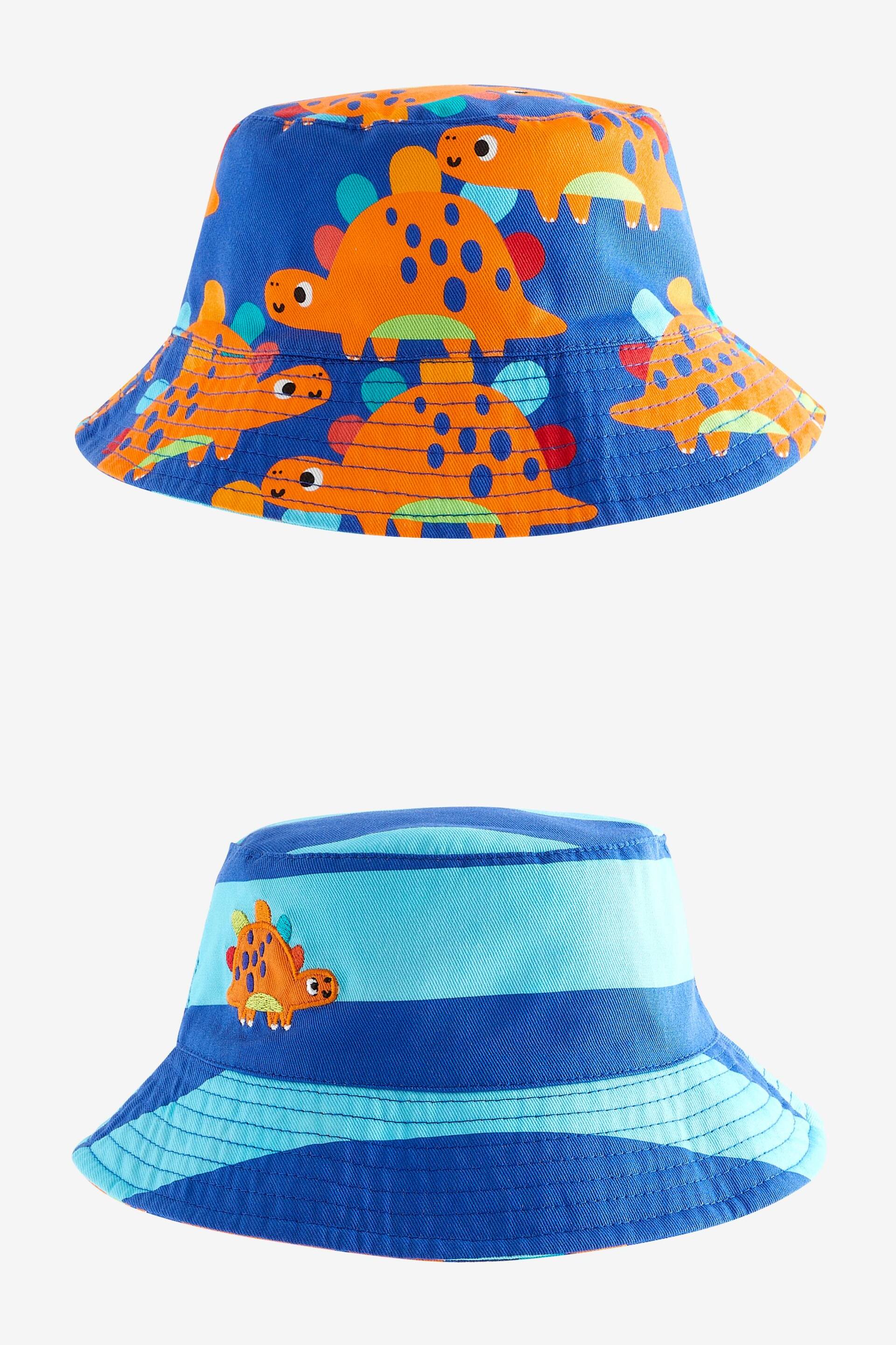 Dinosaur Reversible Bucket Hat (3mths-16yrs) - Image 1 of 3