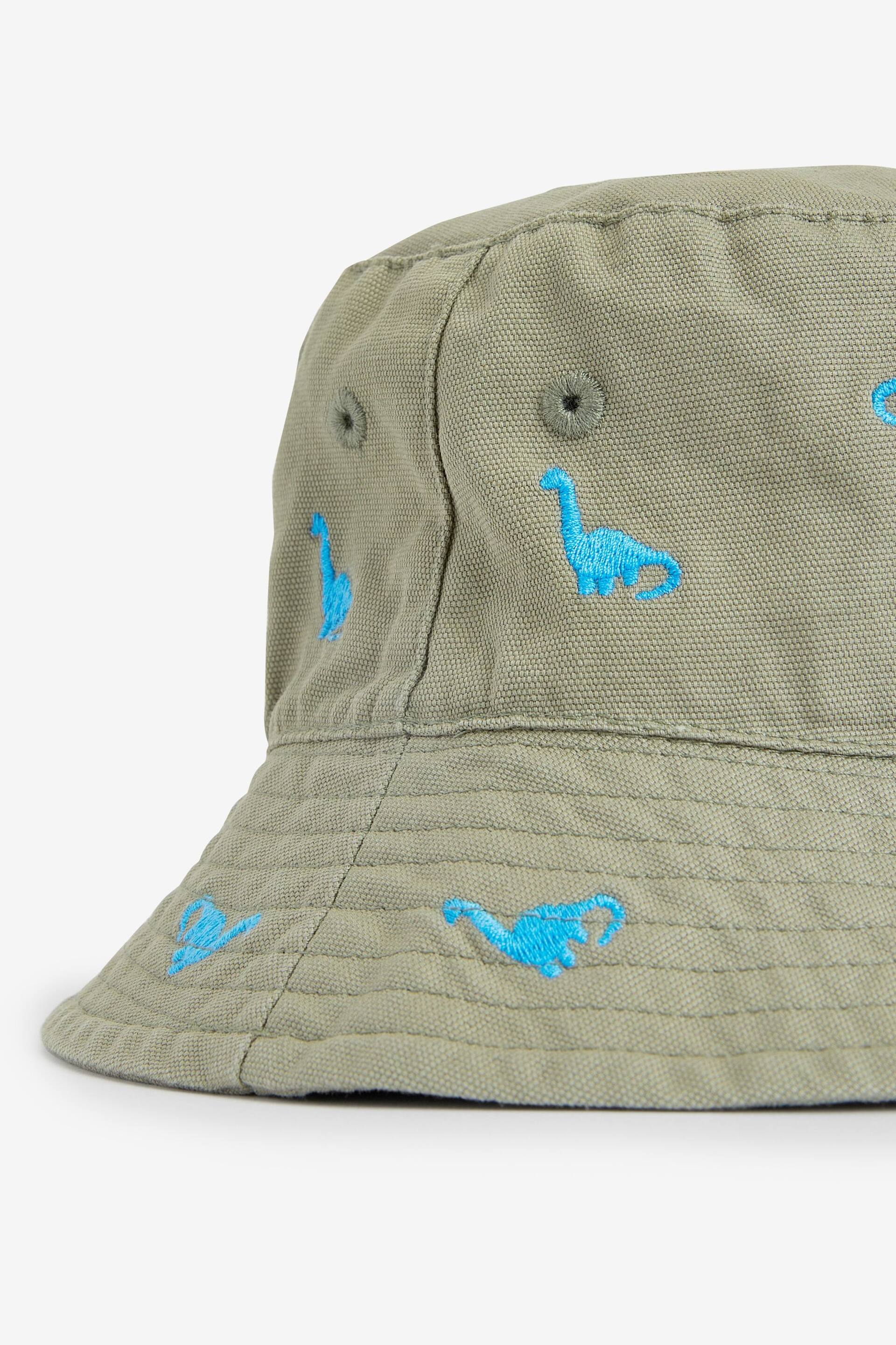 Blue/Green Dinosaur Bucket Hat (3mths-10yrs) - Image 4 of 4