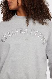 Chelsea Peers Grey Organic Cotton Logo Sweatshirt - Image 3 of 5