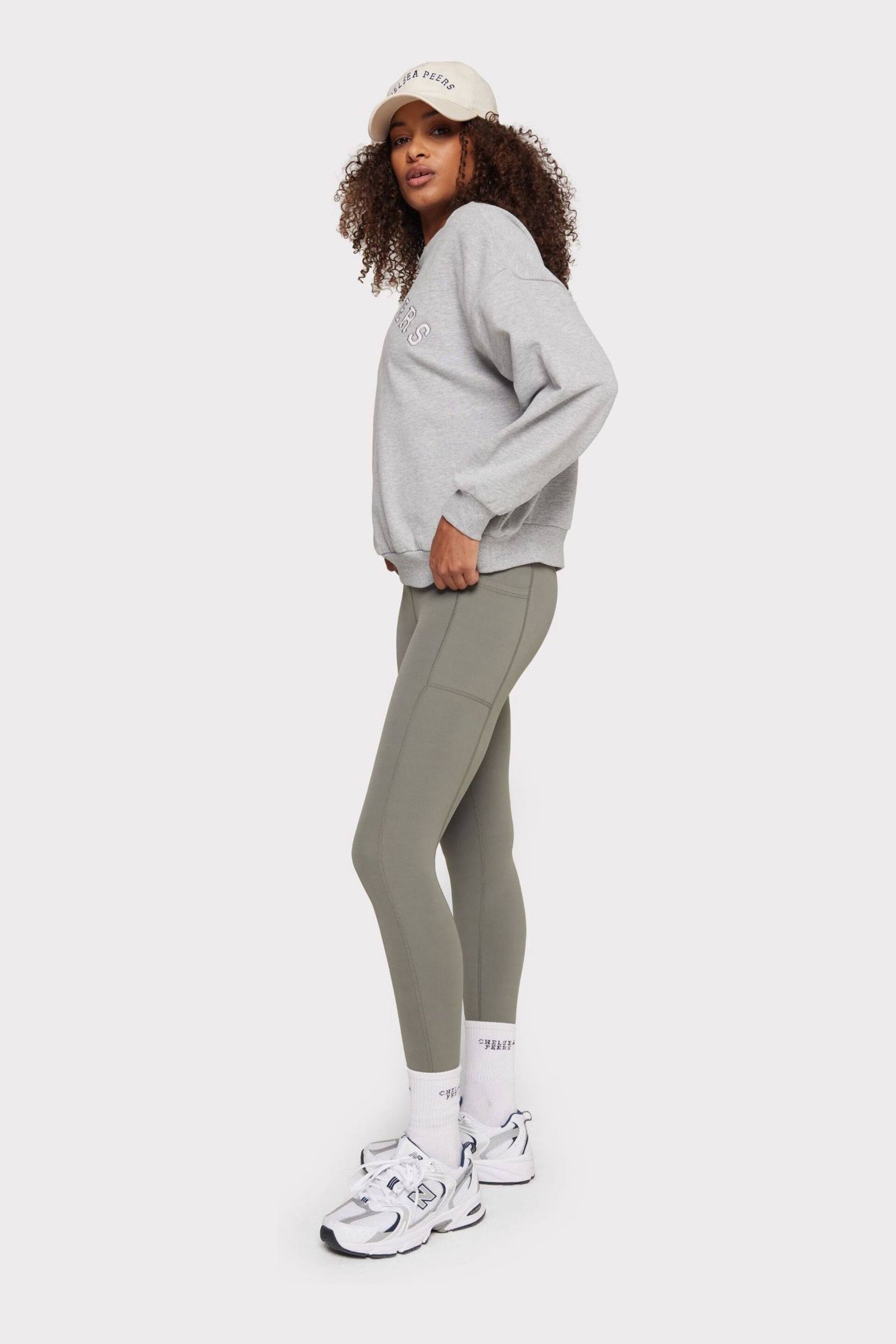 Chelsea Peers Grey Organic Cotton Logo Sweatshirt - Image 5 of 5