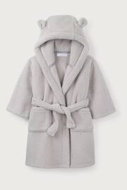 The White Company Grey Teddy Snuggle Robe - Image 1 of 2
