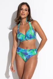 Pour Moi Blue Aruba Non Padded Underwired Halter Top - Image 4 of 6