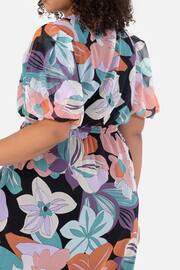 Lovedrobe Cream Faux Wrap Midaxi Dress With Ruffle Hem - Image 4 of 4