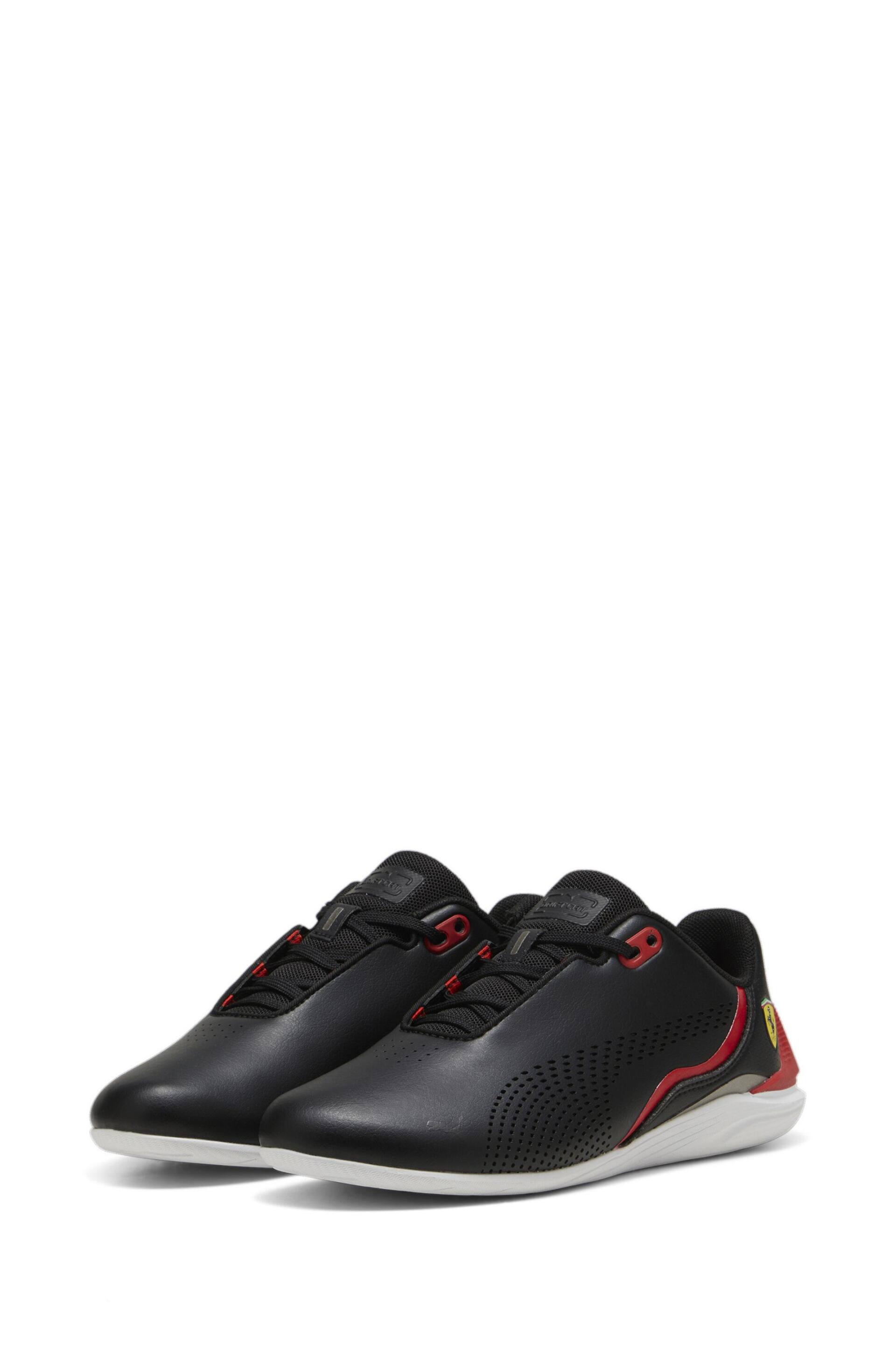 Puma Black Scuderia Ferrari Drift Cat Decima Motorsport Kids Shoes - Image 3 of 6