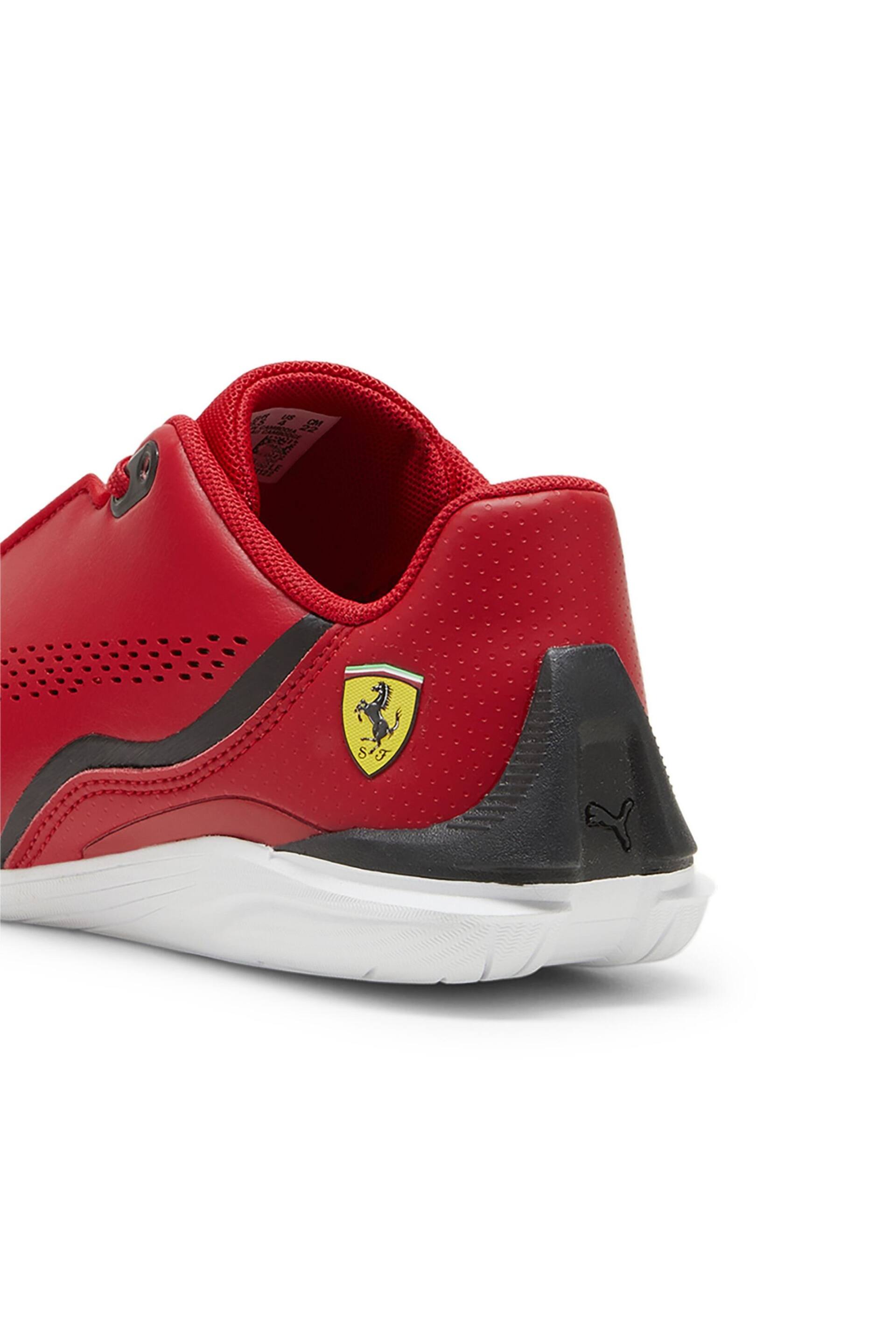 Puma Red Scuderia Ferrari Drift Cat Decima Motorsport Kids Shoes - Image 3 of 6