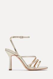 Linzi Gold Scarlett Strappy Heel Sandals With Ankle Strap - Image 2 of 5