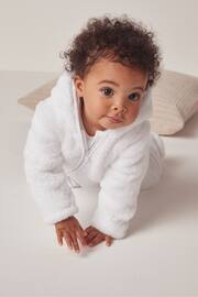 The White Company Pebble Fleece Romper - Image 3 of 6